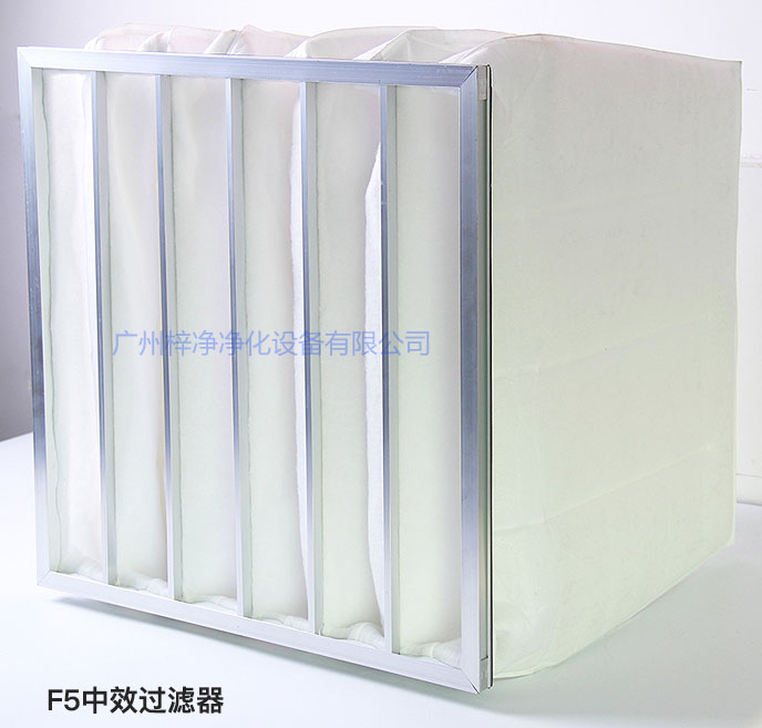 F5級袋式中效過濾器主要用于商業大樓、劇院、車站。
